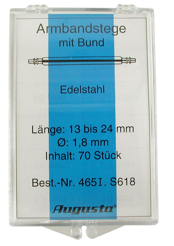 Assortment spring bars inox 13 - 24 mm Assortment spring bars inox 13 - 24 mm
