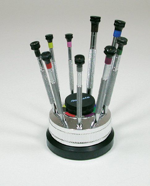 Assortimento di 9 cacciaviti antimagnetici Assortimento di 9 cacciaviti antimagnetici