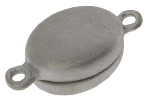 Jewel clasp oval 9 mm