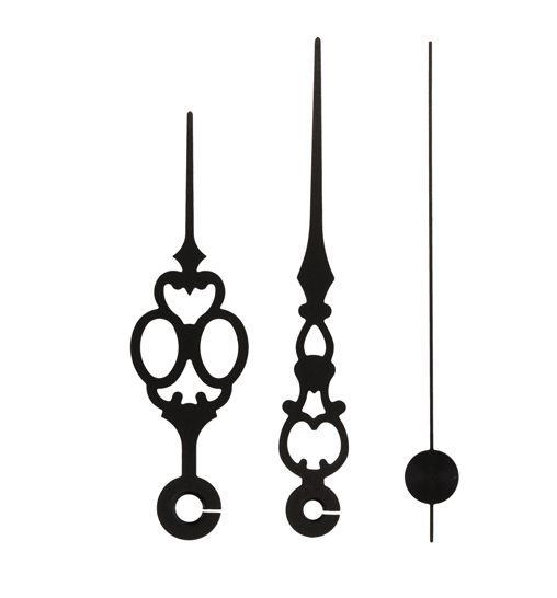 Clock hands black 87/73 mm