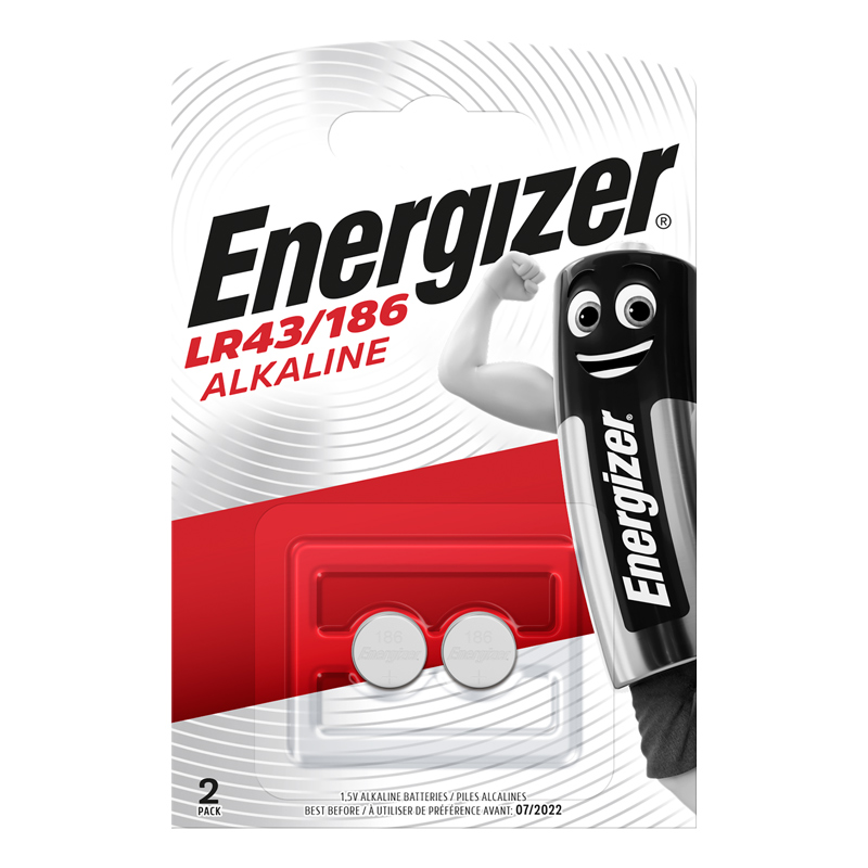 Batterie a bottone alcaline ENERGIZER 186 L43 Batterie a bottone alcaline ENERGIZER 186 L43