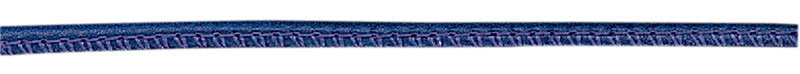 Lederband, glatt Ø 5 mm, genäht, blau