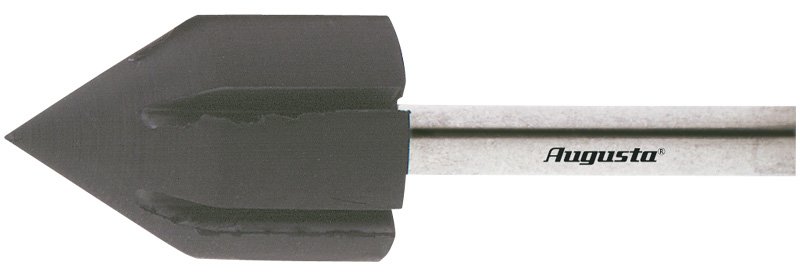 Rubber cap holder for abrasive caps pointed 13 x 19 mm