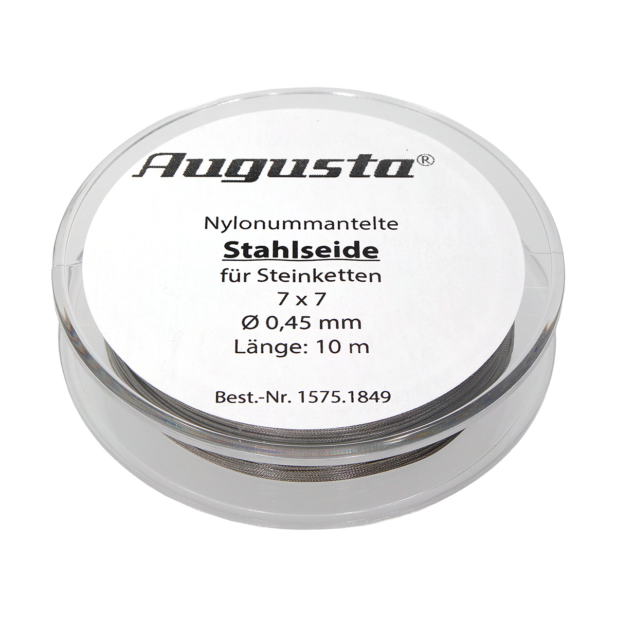 1575_1849 Steel wire transparent Ø 0.45 mm