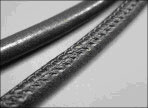 Nappaleder mit Kern, rund gesäumt, Ø 4 mm, dunkelbraun Nappaleder mit Kern, rund gesäumt, Ø 4 mm, dunkelbraun