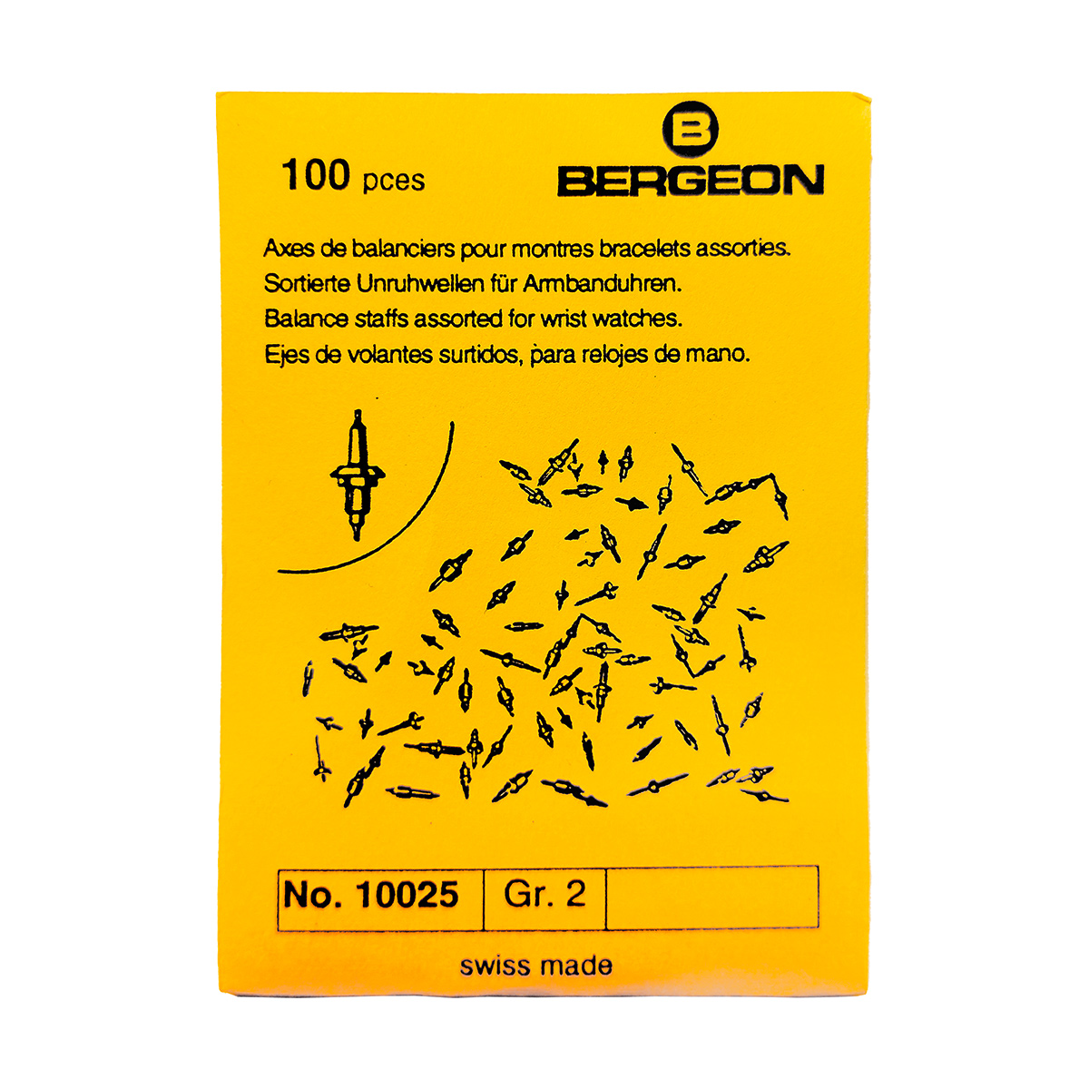 Bergeon Unruhwellen sortiert