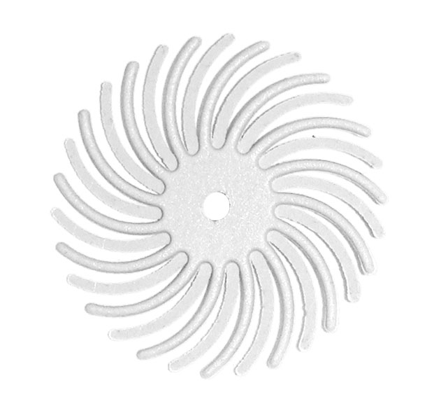 Dedeco Sunburst disc Ø 22 mm white
