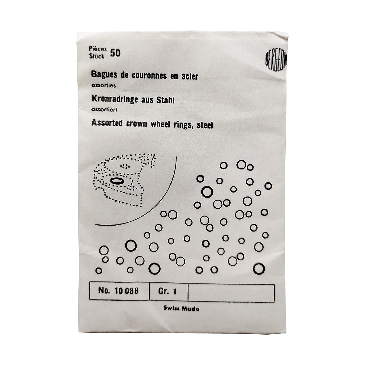 10088_BG Bergeon Kronradringe aus Stahl