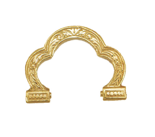 Gancio per orologi da frac dorati Gancio per orologi da frac dorati