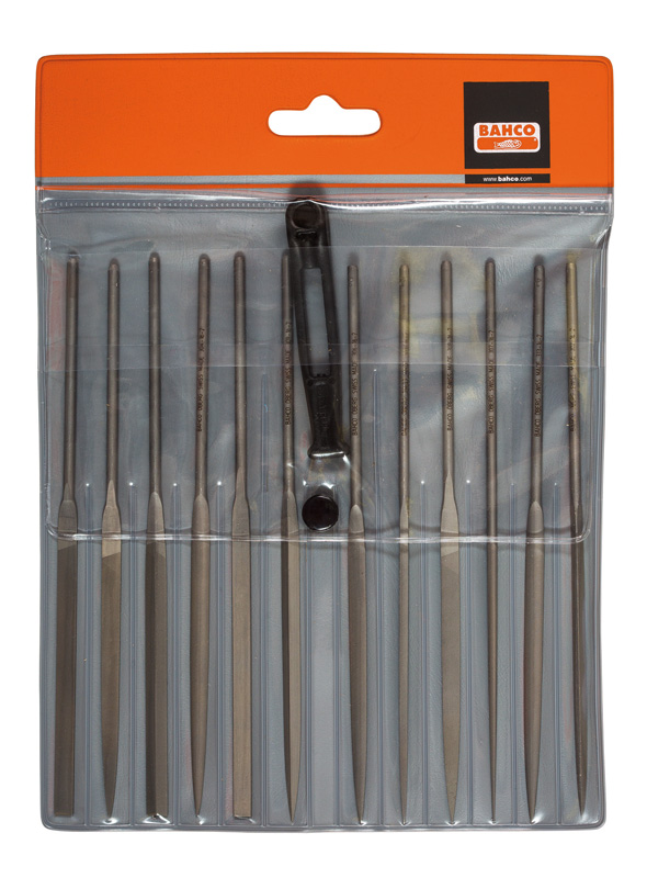 2472.1620BZ Assortimento di lime ad ago Bahco taglio 2