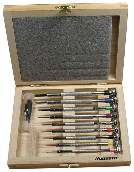 Assortment screwdriver for slotted screws