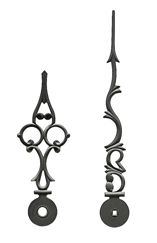 Clock hands black 103/72 mm Clock hands black 103/72 mm