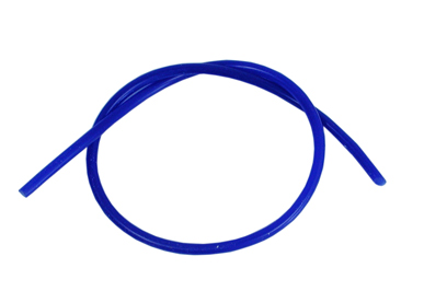 Silikonschnur rund, blau, 4 mm