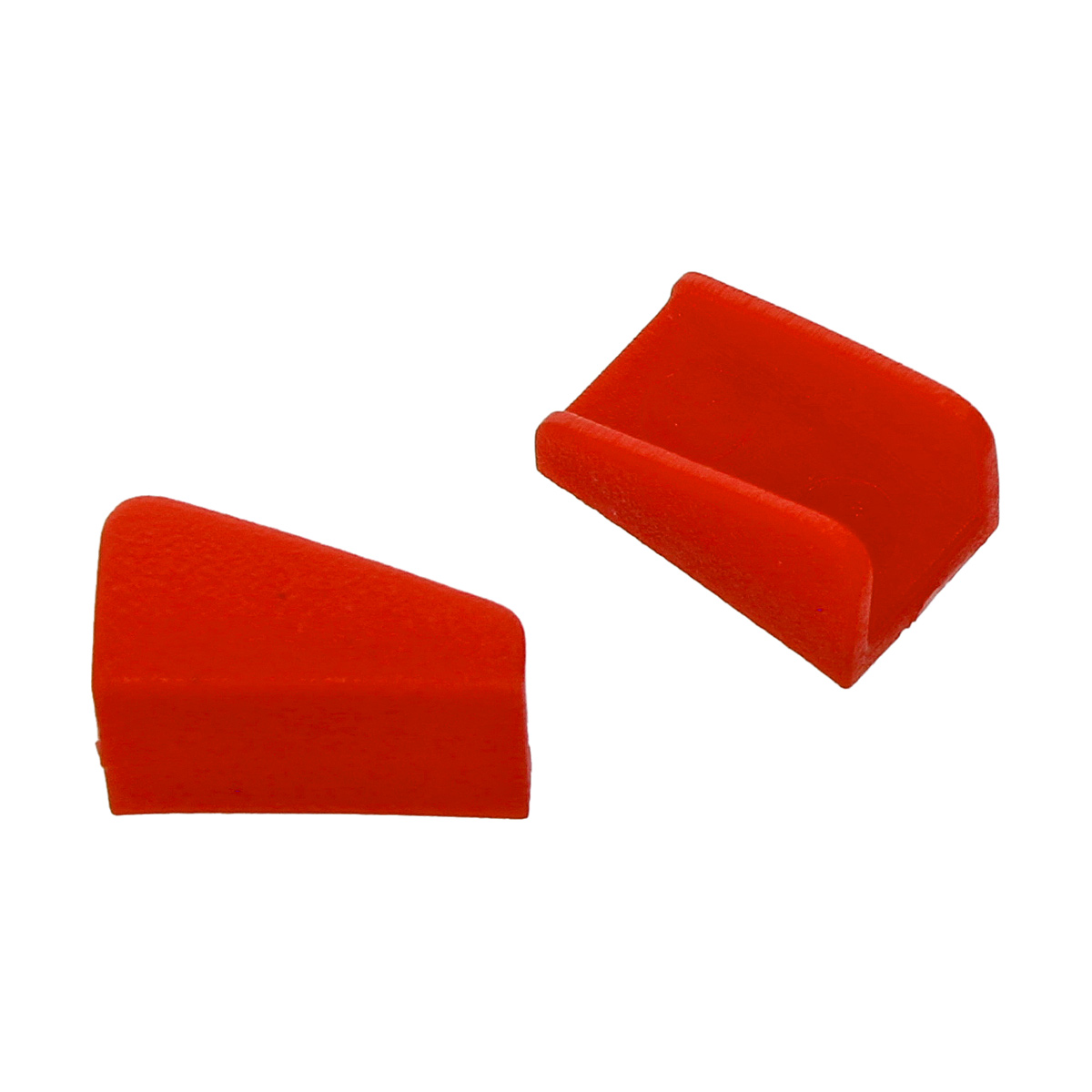 Ganasce in plastica rossa