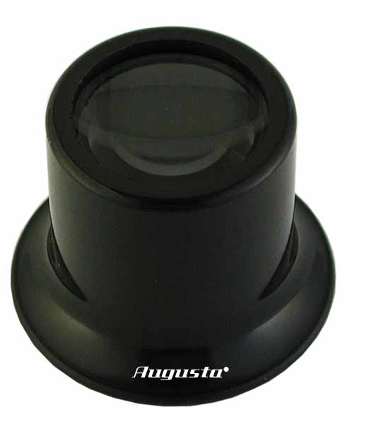 Watchmaker loupe black made of plastic