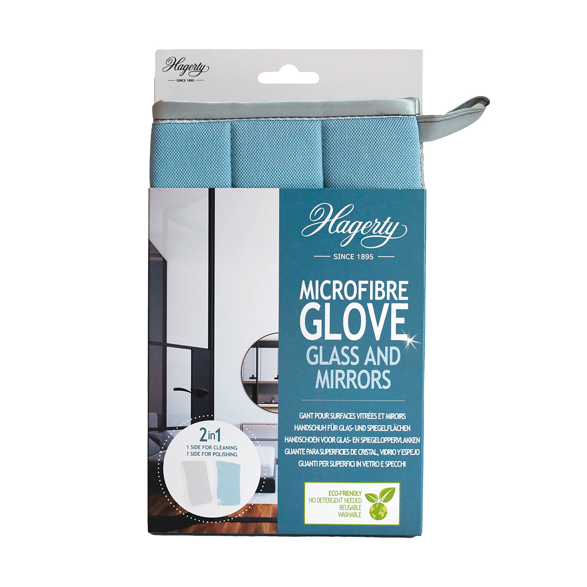 4666_118044 Hagerty Microfibre Glove Glass and Mirrows