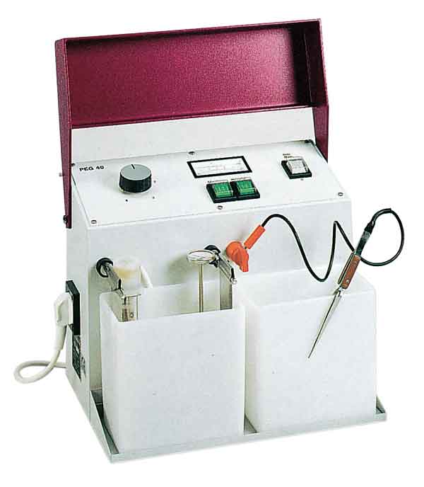 Electrolytic unit for gloss PEG 40