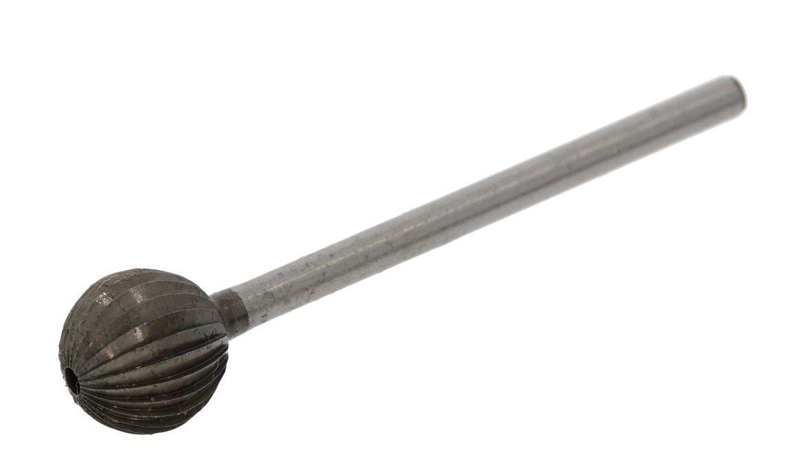 Stahlfräser Kugel mit Bohrung Ø 7,50 mm