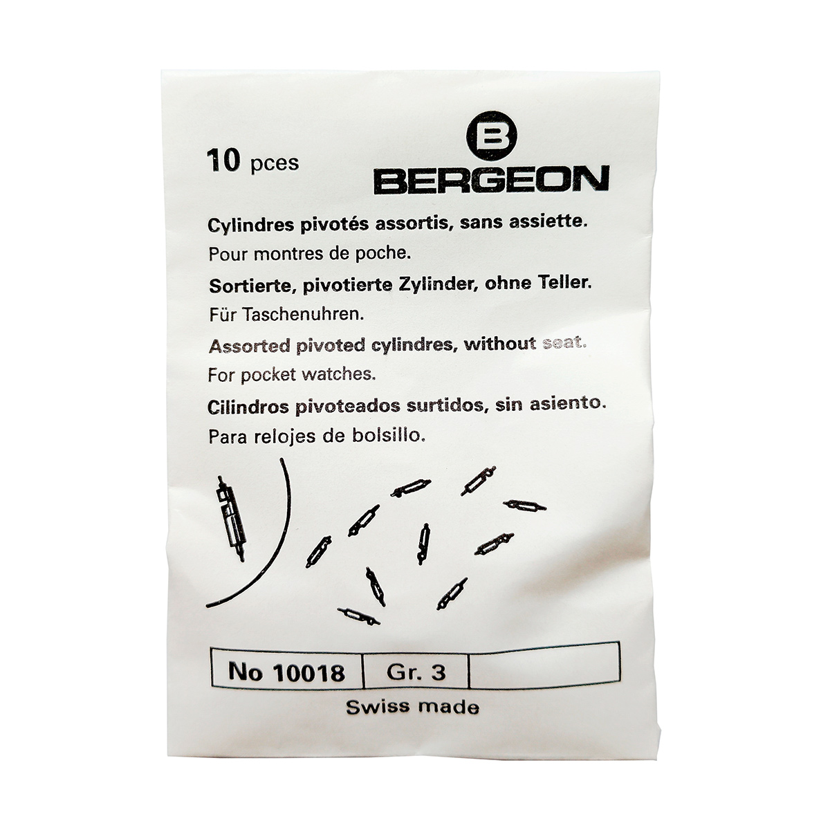 10018_BG Assortimento Bergeon di perni centrati