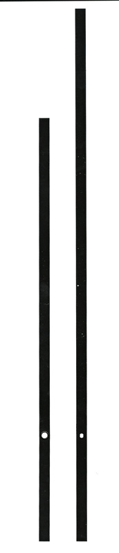Großuhrzeiger schwarz 350/260 mm