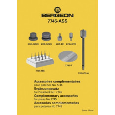 Bergeon complemental accessories for press 7745