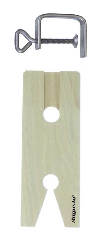 Tavolina in legno 170 x 65 x 10 mm per archetto da traforo con morsa Tavolina in legno 170 x 65 x 10 mm per archetto da traforo con morsa