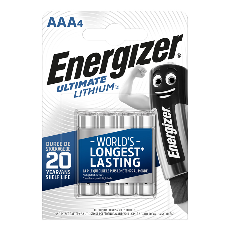 Batterie ENERGIZER ULTIMATE LITHIUM Micro LR03 - AAA Batterie ENERGIZER ULTIMATE LITHIUM Micro LR03 - AAA