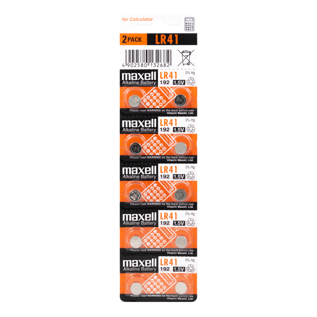 Maxell special alkaline LR41 Maxell special alkaline LR41