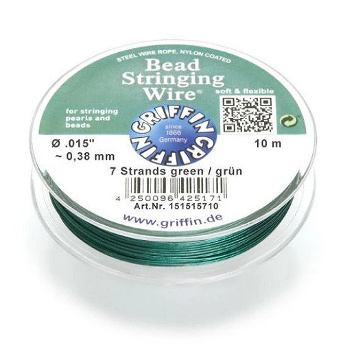 1575.3815010 Steel wire nylon coated green 0.45 mm