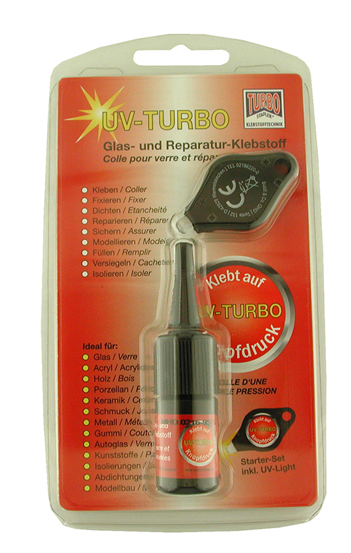 Turbo UV Kleber inkl. UV-Licht