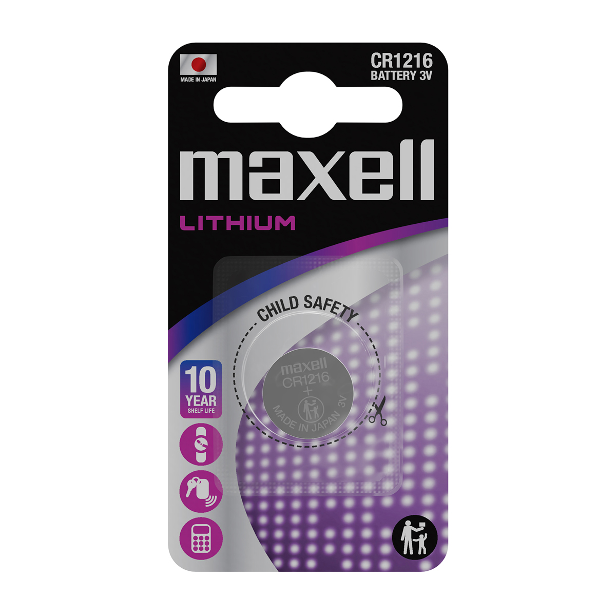 Maxell lithium batteries CR1216