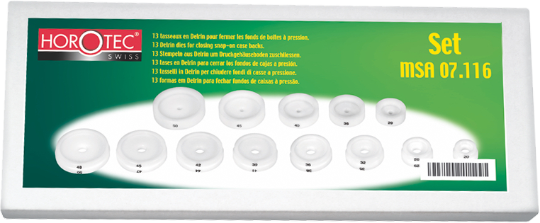 4000.07116 Horotec assortment reversible snap-on dies