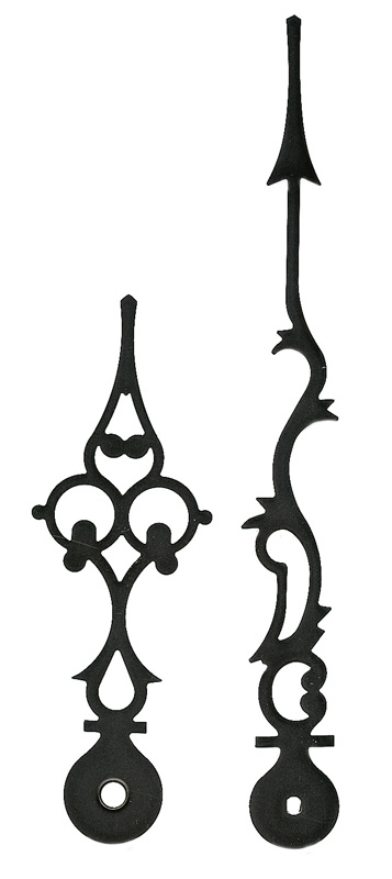 Clock hand black 160/100 mm Clock hand black 160/100 mm