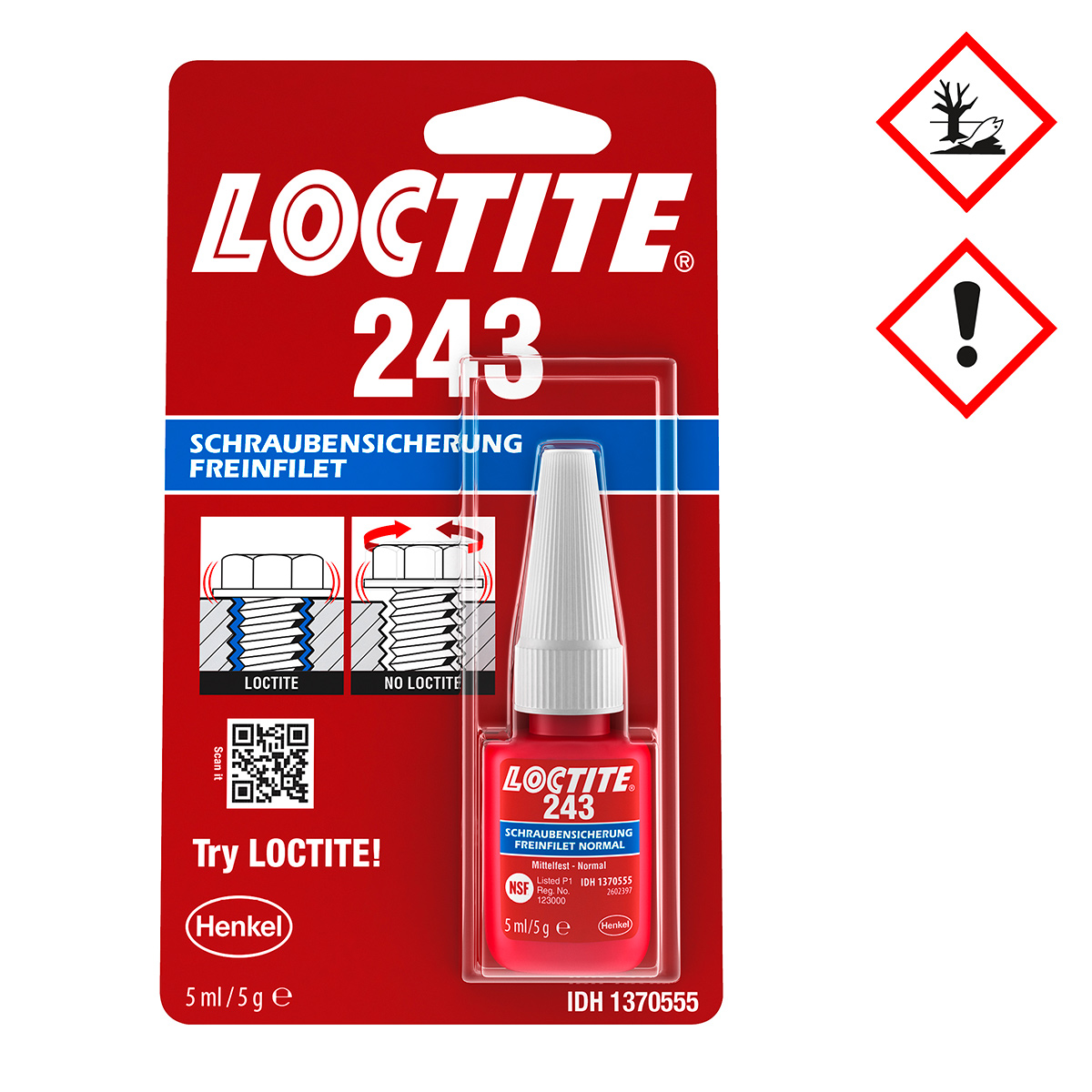 Loctite 243 screw retention Loctite 243 screw retention