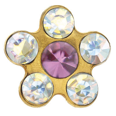System 75 ear studs, 14 ct yellow gold System 75 ear studs, 14 ct yellow gold
