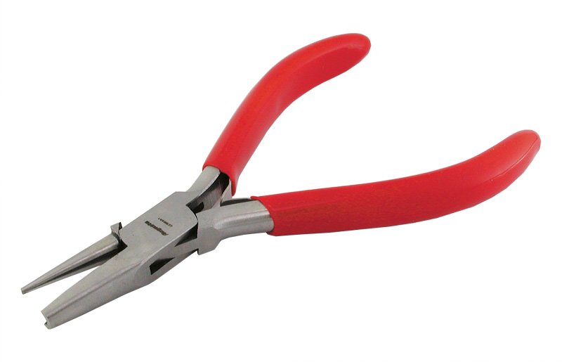 Bending pliers 130 mm round - hollow
