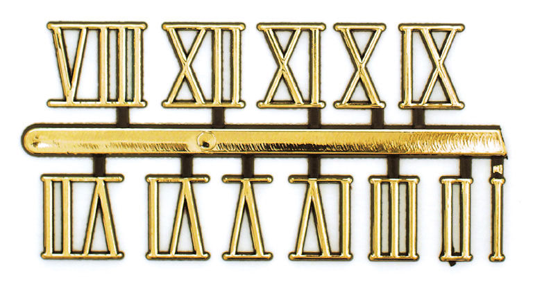 Set of numbers for clocks