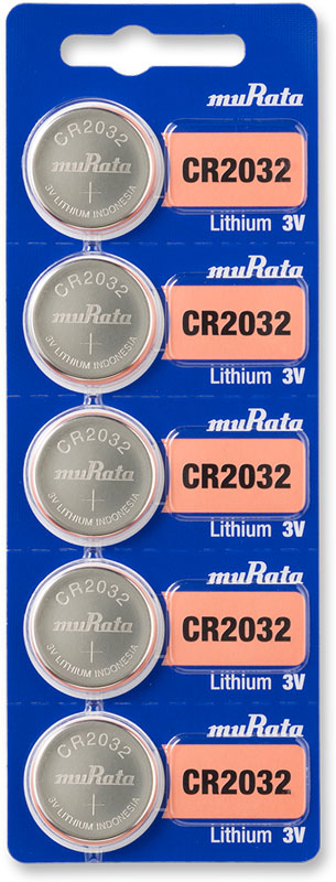 Murata lithium batteries CR2032