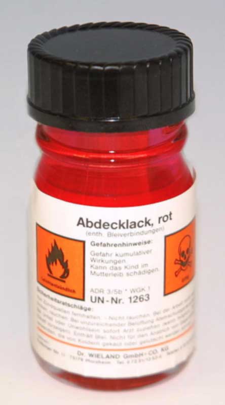 Abdecklack rot