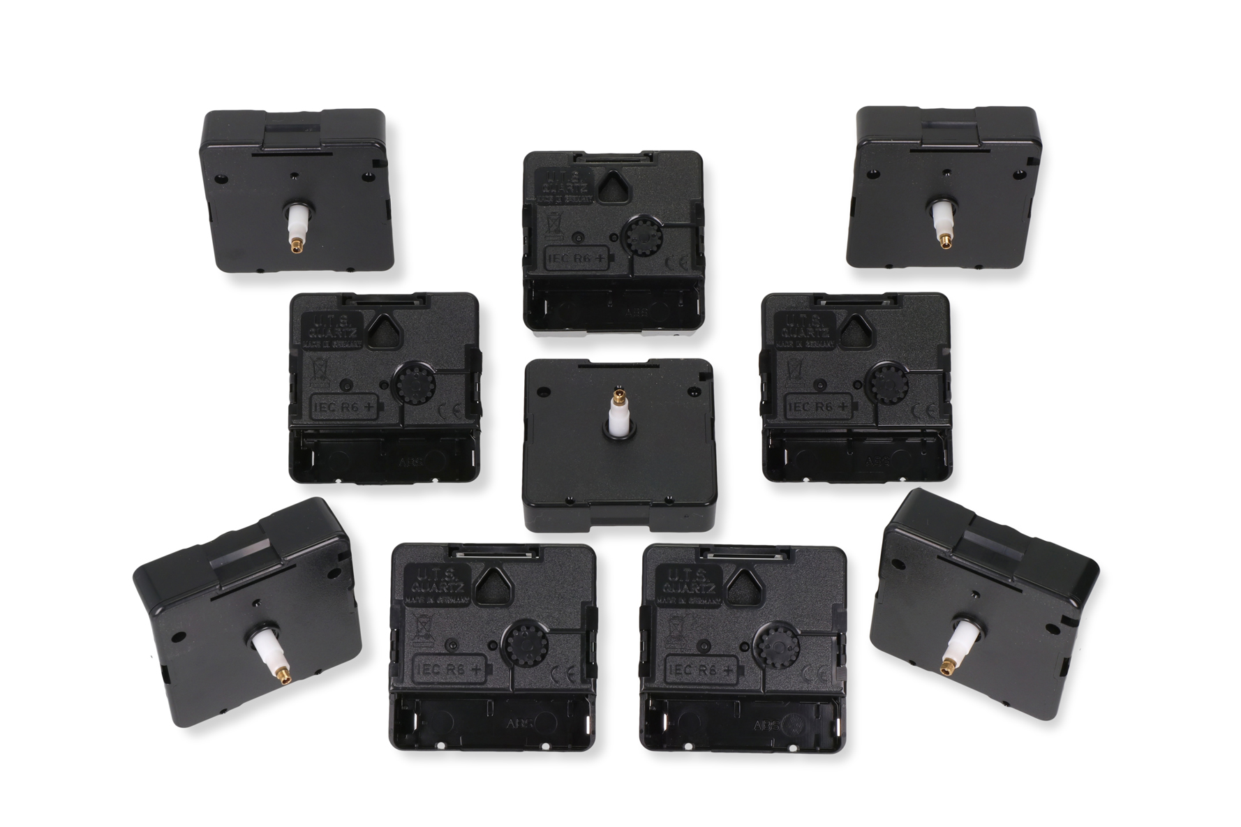 Quartz movements UTS assorted with 10 movements Quartz movements UTS assorted with 10 movements