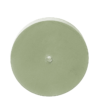Ruota elastica verde chiaro per super lucidatura Ø 22.0 mm