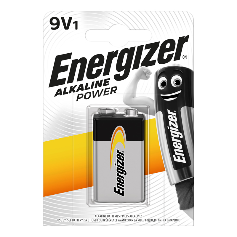 Energizer 9V Block Alkaline Power