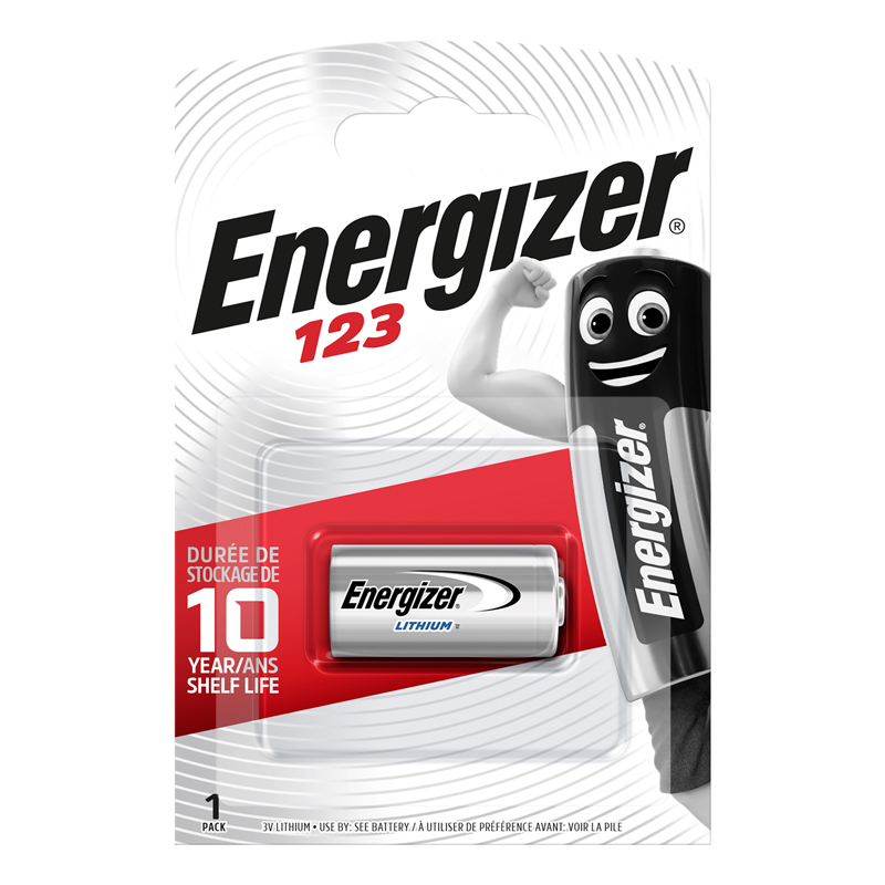 Batteria al litio Energizer 123 Batteria al litio Energizer 123