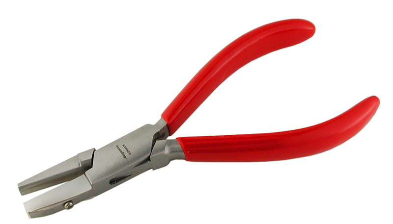 Bending pliers 140 mm halfround - flat Bending pliers 140 mm halfround - flat