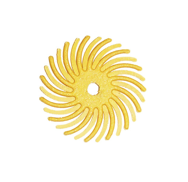Disco DEDECO SUNBURST, Ø 16 mm, giallo