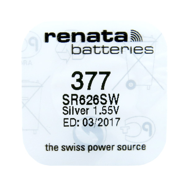 Batterie a bottone RENATA 377