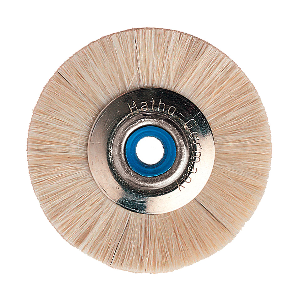 Hatho Schmalbürste Ziegenhaar weiß