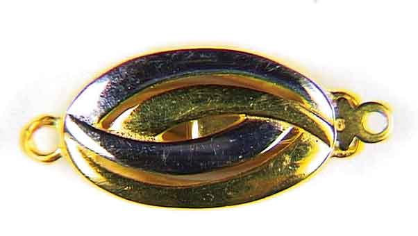 Chiusura gioiello argento bicolore Chiusura gioiello argento bicolore