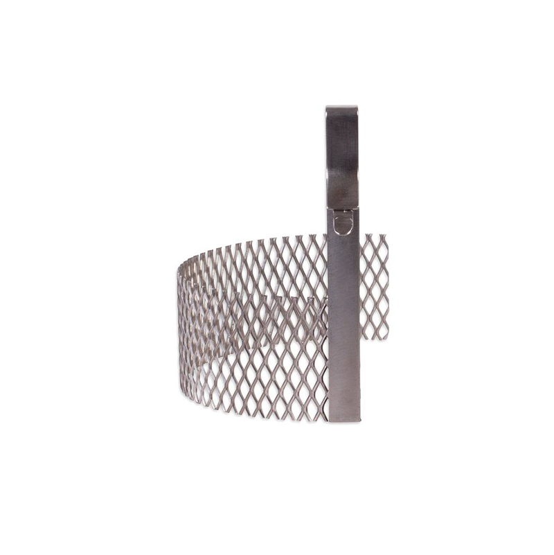 Stainless steel expanded metal anode 