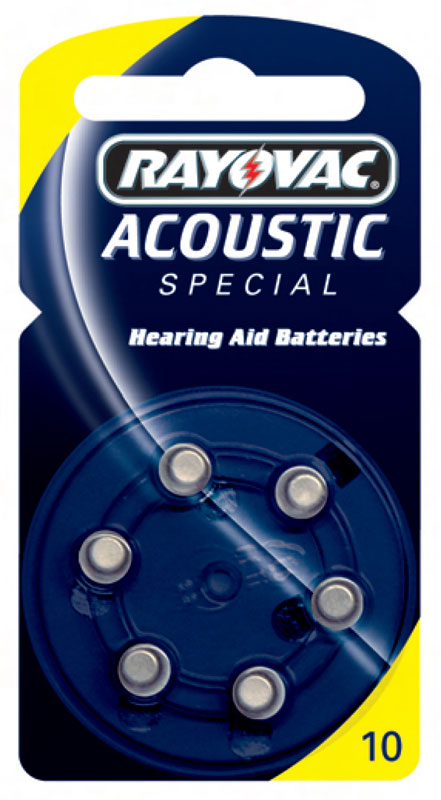 Rayovac hearing aid batteries 10